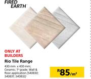 Fired Earth Rio Tile Range-Per Sqm