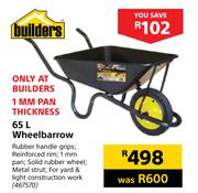 Builders 65Ltr Wheelbarrow