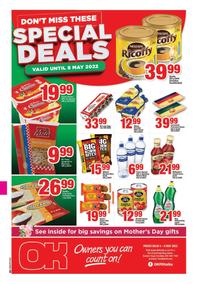 OK Foods Eastern Cape : Special Deals (4 May - 8 May 2022) — www.guzzle ...