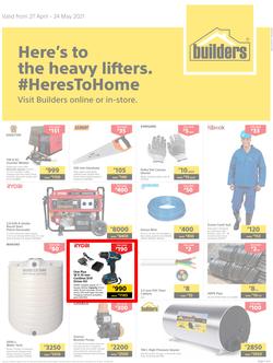Builders Botswana : Here's To Heavy Lifters (27 April - 24 May 2021), page 1