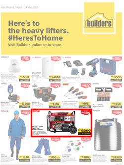 Builders Kenya : Here's To Heavy Lifters (27 April - 24 May 2021), page 1