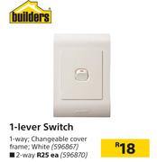 Builders 1-Lever Switch