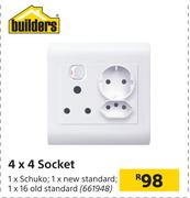 Builders 4 x 4 Socket