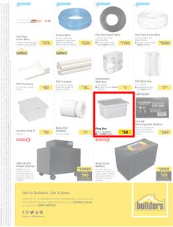Builders : Here's To All Things Electrical (27 April - 21 June 2021), page 4
