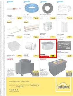 Builders : Here's To All Things Electrical (27 April - 21 June 2021), page 4