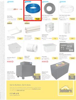 Builders : Here's To All Things Electrical (27 April - 21 June 2021), page 4