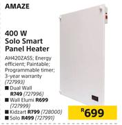 Amaze 400W Solo Smart Panel Heater AH420ZASS