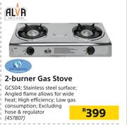 Alva 2 burner gas stove store