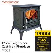 Megamaster 17 kW Leighmore Cast Iron Fireplace