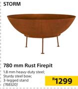 Storm 780mm Rust Firepit