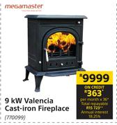 Megamaster 9 kW Valencia Cast Iron Fireplace