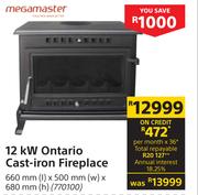 Megamaster 12 kW Ontario Cast Iron Fireplace