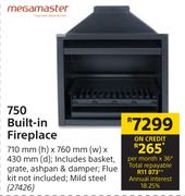 Megamaster 750 Built In Fireplace