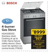 Bosch 4 Burner Gas Stove HGA120E50Z