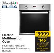 Elba Electric Multifunction Oven