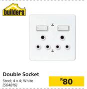 Builders Double Socket 