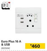 CBI Euro Plus 16A & USB