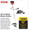 Ryobi 43cc Petrol Brush Cutter