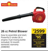 Wolf Garden 26cc Petrol Blower