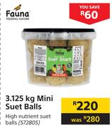 Fauna 3.125Kg Mini Suet Balls