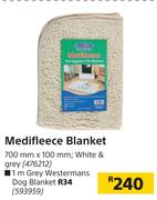 Medifleece 1m Grey Westermans Dog Blanket