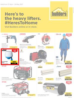 Builders Zambia : Here's To Heavy Lifters (27 April - 24 May 2021), page 1