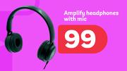 Amplify Headphones With Mic