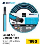 Cellfast Smart ATS Garden Hose 12mm x 50m (Black)