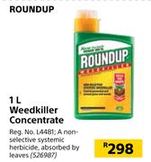 Roundup 1L Weedkiller Concentrate