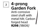 Lasher 4 Prong Garden Fork