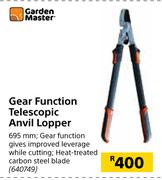 Garden Master Gear Function Telescopic Anvil Lopper