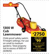 Wolf Garden 1300W Cub Lawnmower