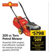 Wolf Garden 200cc Torx Petrol Mower
