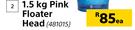 Pool Brite 1.5kg Pink Floater Head-Each
