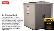 Keter 6x6 Factor Shed