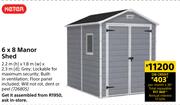 Keter 6 x 8 Manor Shed