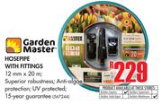 Garden Master Hosepipe With Fittings