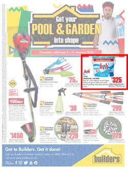 Builders : Pool And Garden Catalogue (2 Jan - 31 Jan 2018), page 1