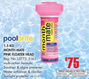 Pool Brite 1.5kg Month Mate Pink Floater Head