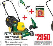 Trimtech 2400W Mower & 650W Trimmer Combo