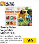 Garden Master Family Value Vegetable Starter Pack