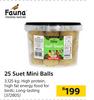 Fauna 25 Suet Mini Balls