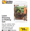 Garden Master Lawn Dressing Or Potting Soil-Each