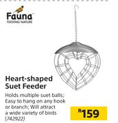 Fauna Heart Shaped Suet Feeder