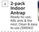 Protek 2 Pack Indoor Antrap-Each