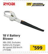 Ryobi 18V Battery Blower