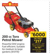 Wolf Garden 200cc Torx Petrol Mower