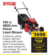 Ryobi 140cc 4800mm Petrol Lawn Mower