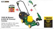 Trimtech 1500W Mower & 650W Trimmer Combo