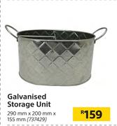 Galvanised Storage Unit-290mm x 200mm x 155mm